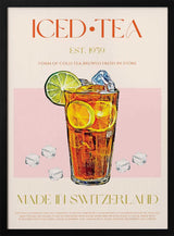 Vintage Swiss Iced Tea Art Print UK — Vintage Fresh Wall Art — Kitchen — Wall It All Prints