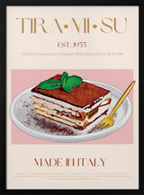 Classic Italian Tiramisu Art Print UK — Vintage Fresh Wall Art — Kitchen — Wall It All Prints
