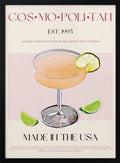 Cosmopolitan Cocktail With Lime