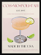 Cosmopolitan Cocktail With Lime