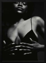 Sensual Black Woman Art Print UK — Dark Moody Calm Wall Art — Living Room — Wall It All Prints