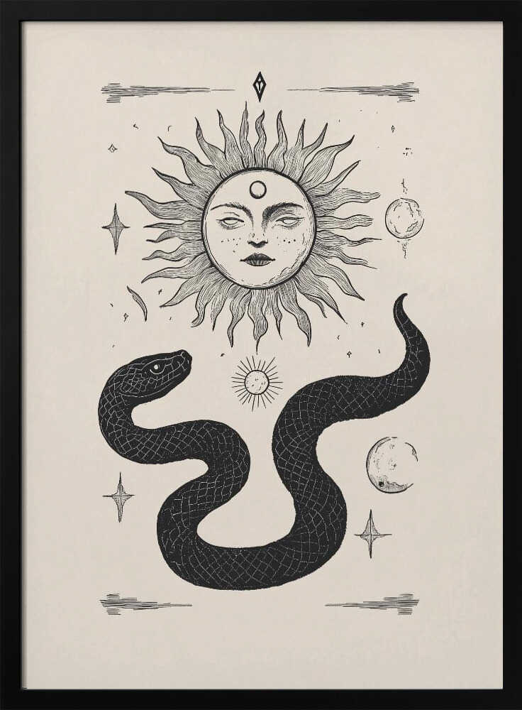 Mystical Sun and Snake Pictufy Studio IV