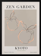 Serene Oranges Art Print UK — Japanese Minimal Wall Art — Kitchen — Wall It All Prints