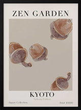 Falling Acorns Art Print UK — Japanese Calm Wall Art — Office — Wall It All Prints
