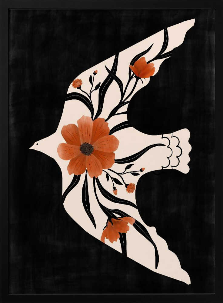 Floral Dove Flight