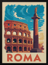 Rome Colosseum Column Andreas Magnusson