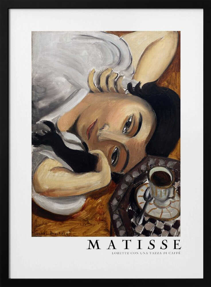 Lorette Con Una Tazza Di Caffe 1916 Boarder Henri Matisse