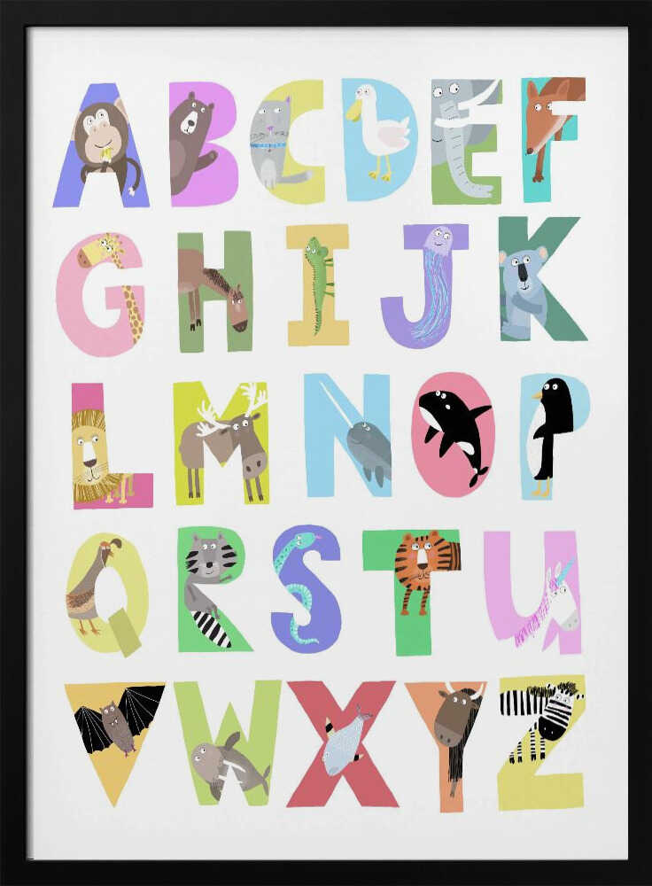Playful Animal Alphabet