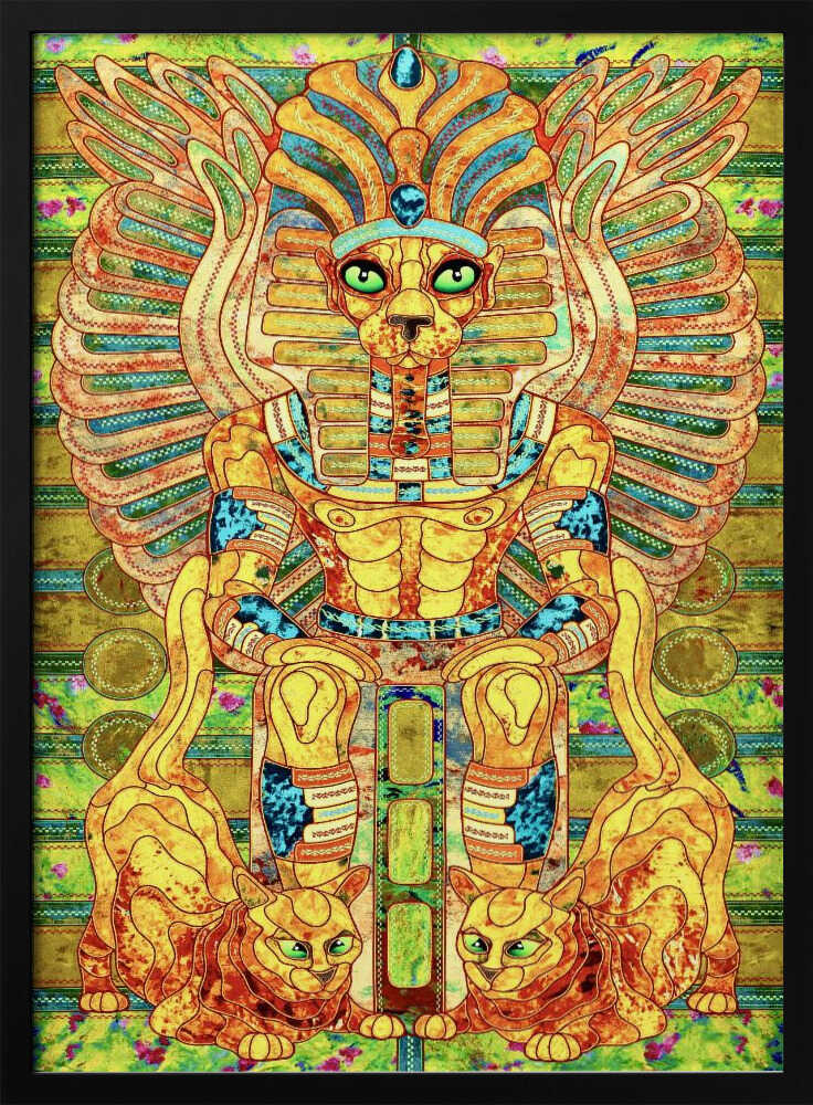 Vibrant Egyptian Deity Kostyantin Malginov