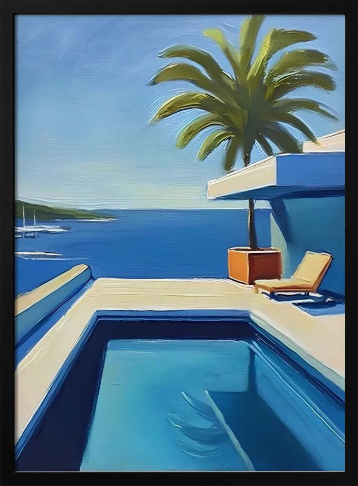 Sunny Coastal Poolside