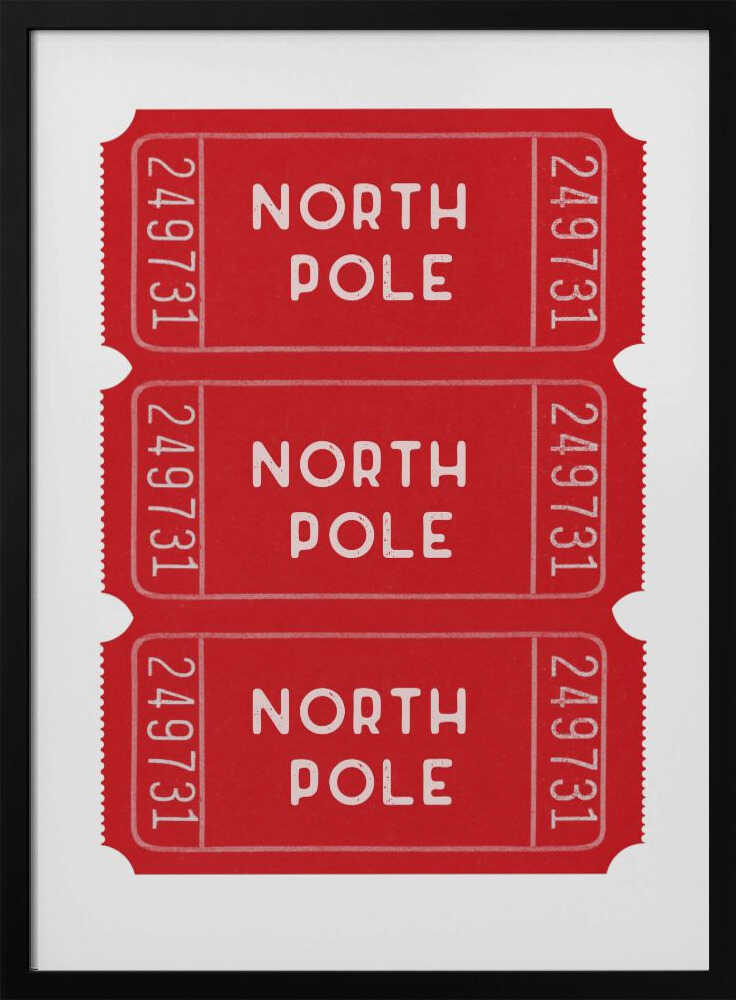 North Pole Christmas Tickets Jolly and Dash