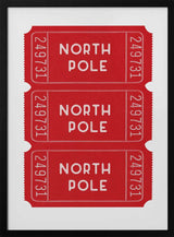 North Pole Christmas Tickets Jolly and Dash