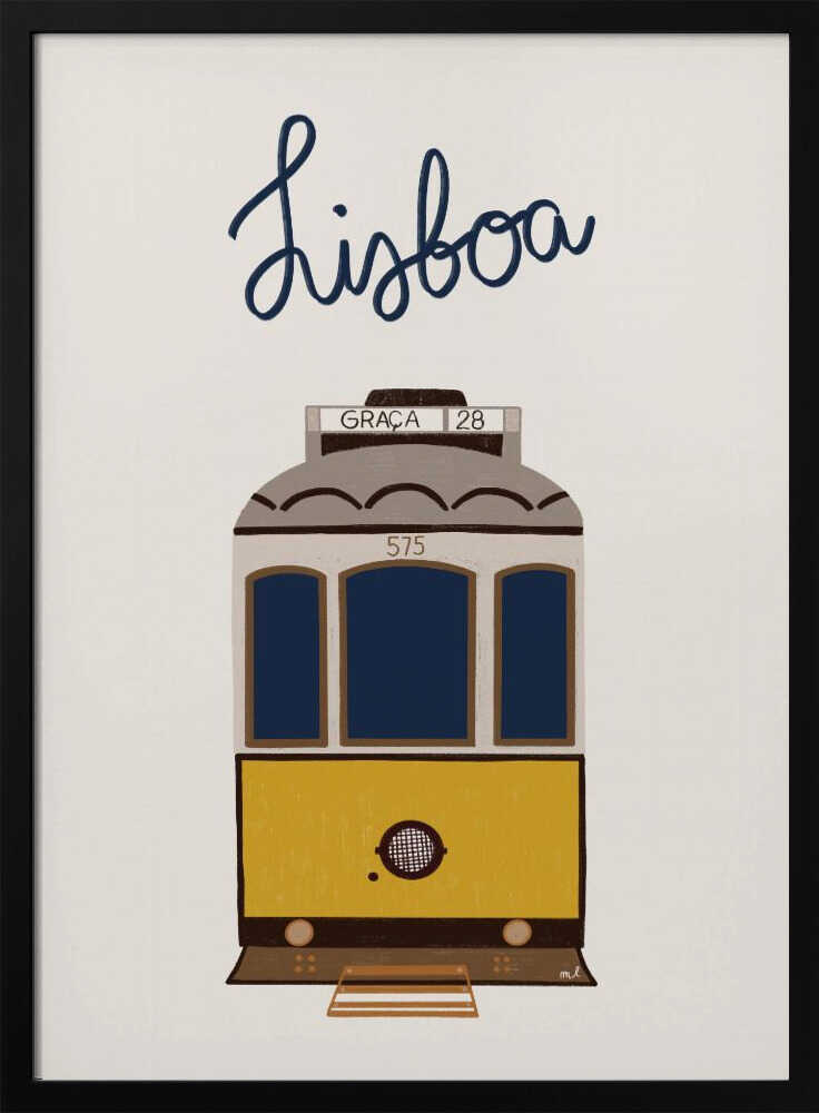 Iconic Lisbon Tram Menina Lisboa