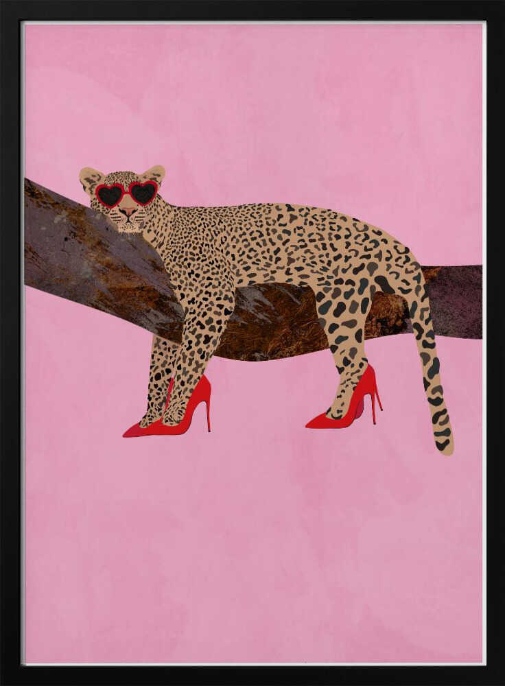 Chic Leopard In Heels