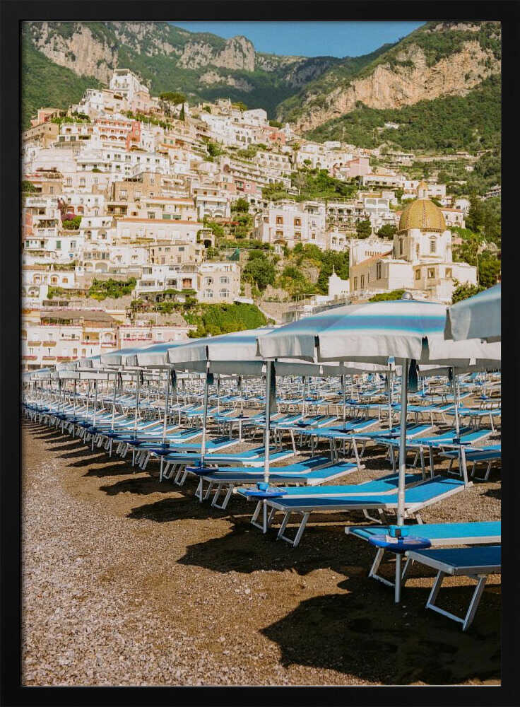 Positano Beach Umbrellas Bethany Young