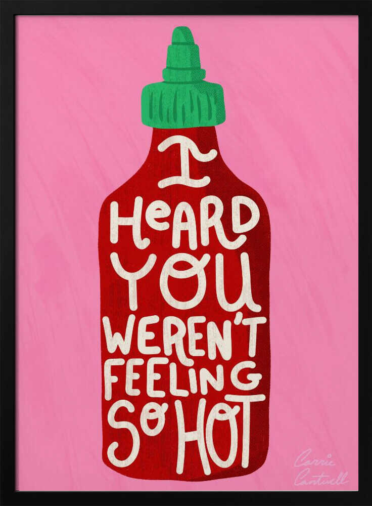 Feeling So Hot Art Print UK — Food Fresh Wall Art — Kitchen — Wall It All Prints