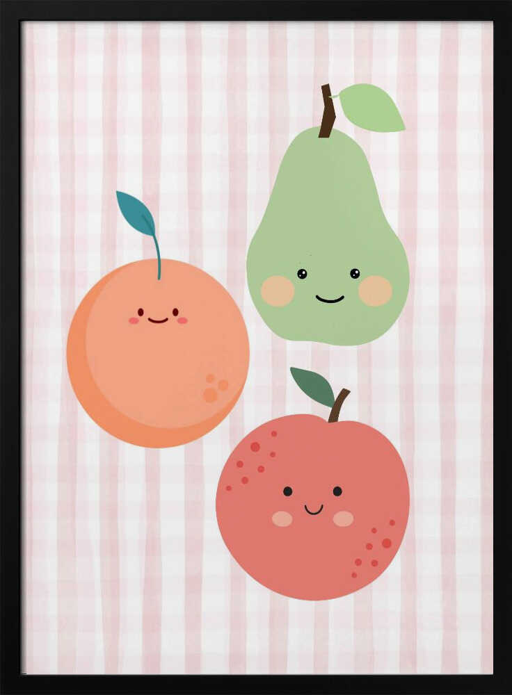 Cute Happy Fruits