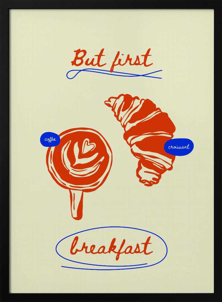 Summercollectionno40 Art Print UK — Abstract Warm Wall Art — Kitchen — Wall It All Prints