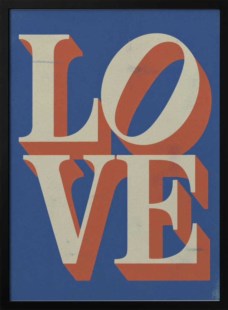 Retro Love Word