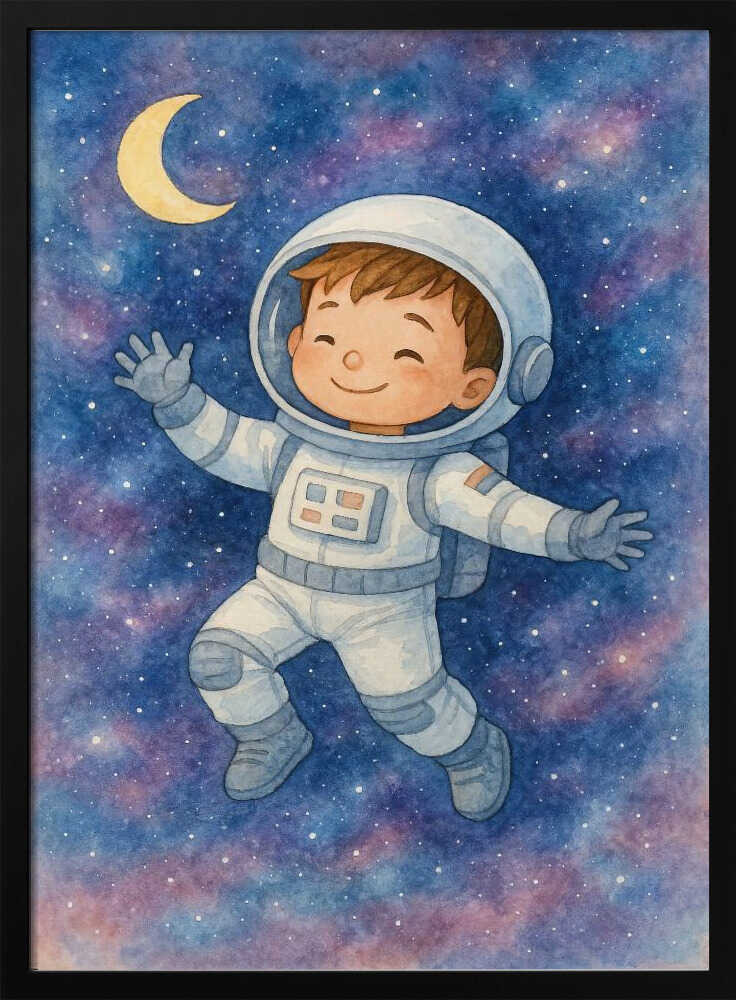 Smiling Astronaut Boy