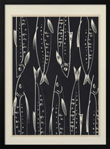 Graphic Sardine Pattern