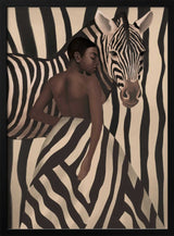 Elegant Zebra Woman