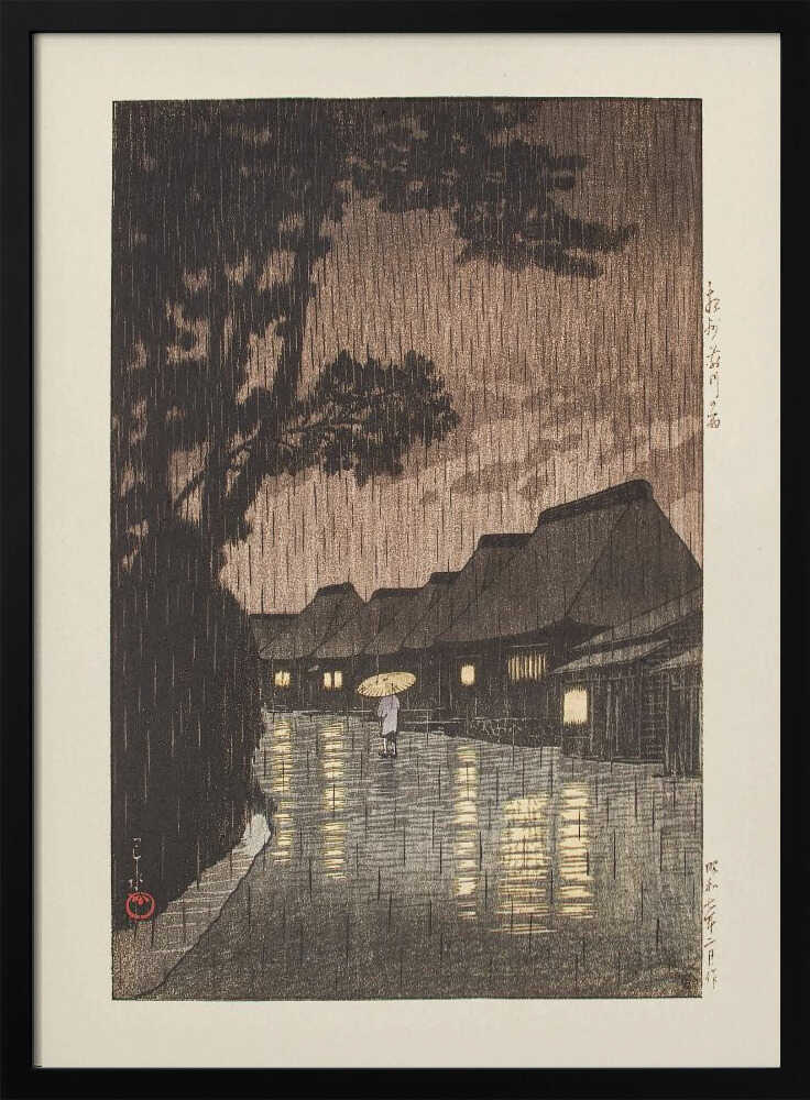 Soshu Maekawa No Ame (rain At Maekawa, Sagami Province) (1932)