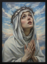 Praying Woman Crown Thorns HUGO
