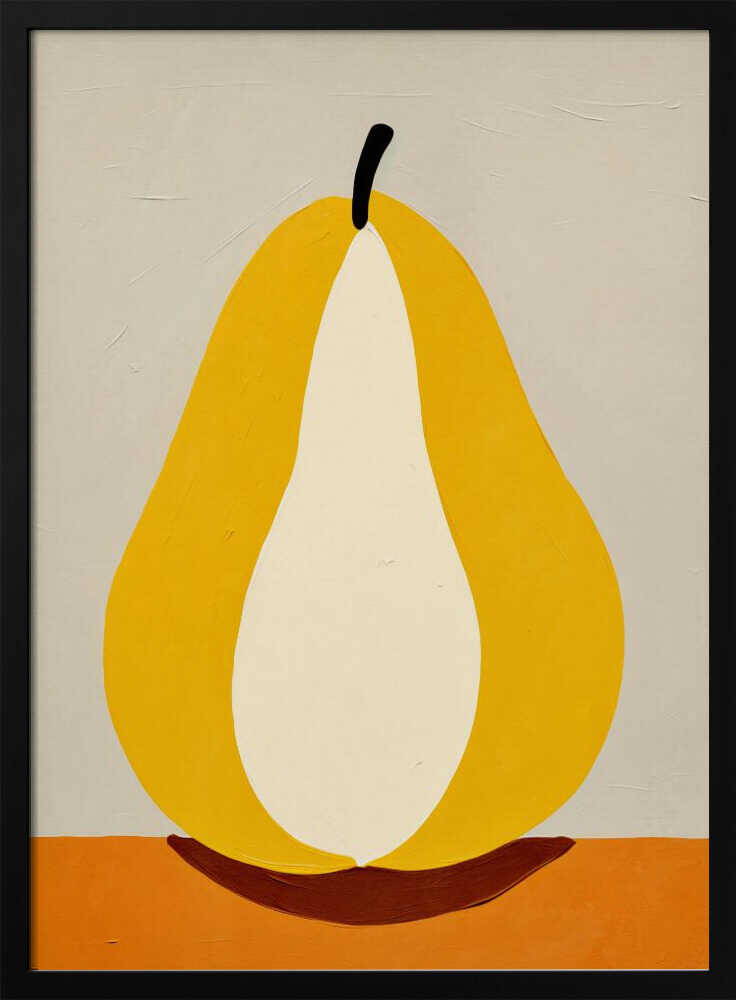 Pear Art Print UK — Botanical Vibrant Wall Art — Kitchen — Wall It All Prints