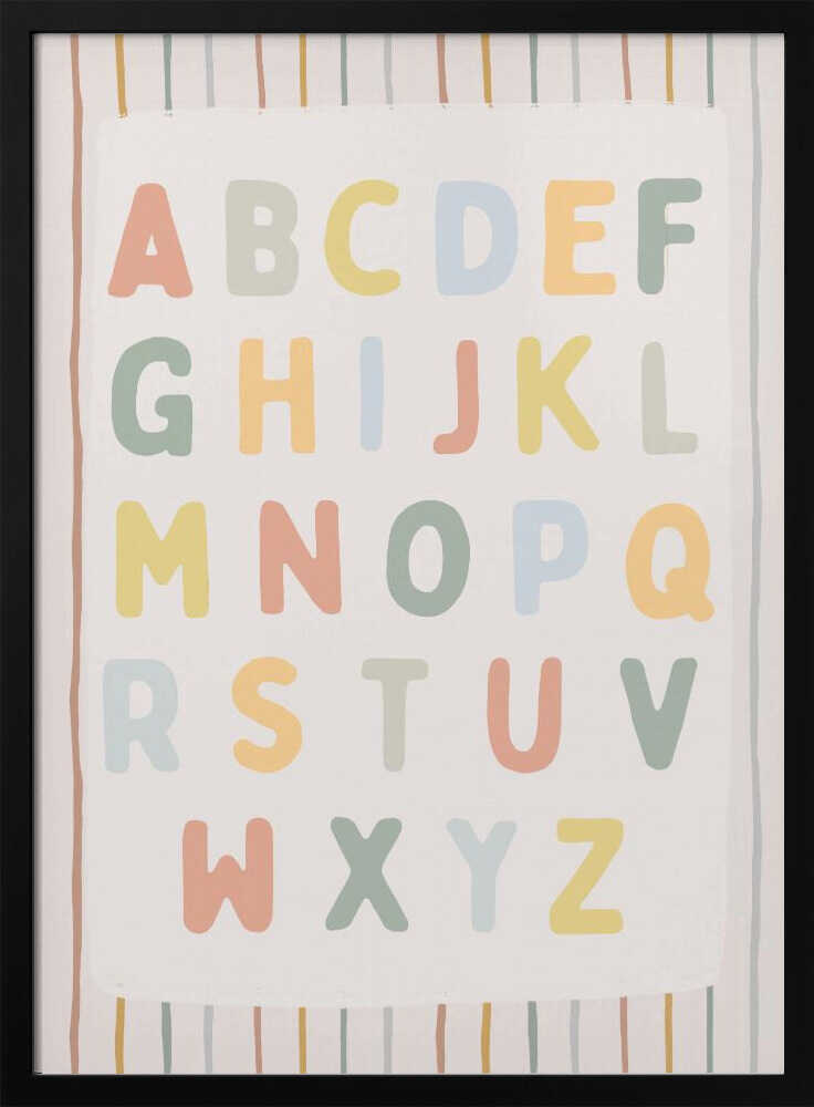 Playful Pastel Alphabet