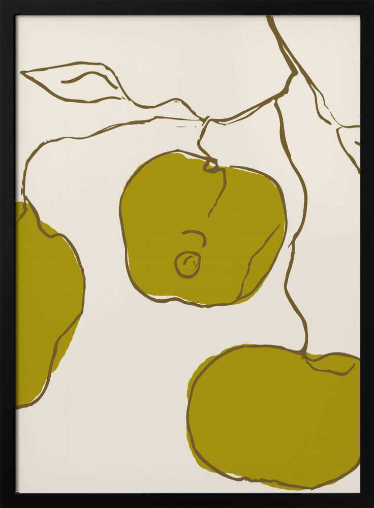 Applesno06 Art Print UK — Botanical Minimal Wall Art — Kitchen — Wall It All Prints