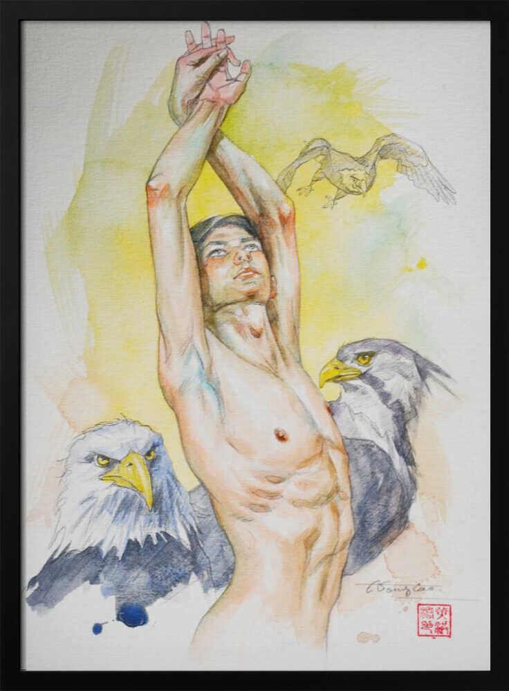 Uplifted Spirit Wild Eagles Hongtao Huang