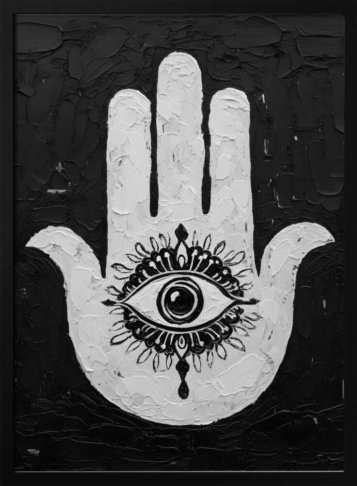 Hamsa Hand Reactive Evil Eye HUGO