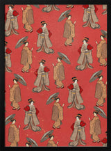Elegant Geisha Pattern