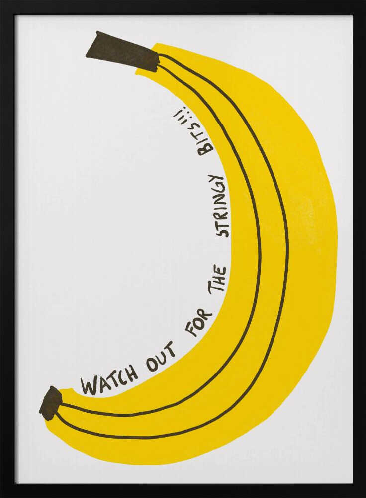 Stringy Bits!! Art Print UK — Food Vibrant Wall Art — Kitchen — Wall It All Prints