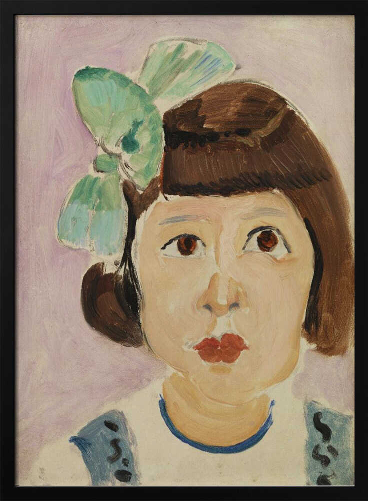 Henri Matisse's Head of a Young Girl (tête De Fillette) (1917) Henri Matisse