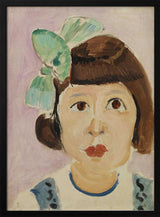 Henri Matisse's Head of a Young Girl (tête De Fillette) (1917) Henri Matisse