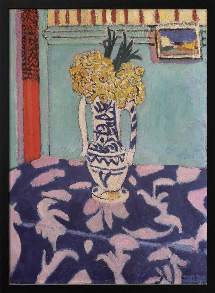 Henri Matisse's Les Coucous, Tapis Bleu Et Rose (1911) Henri Matisse
