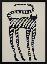 Striped Whimsical Cat