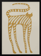 Whimsical Striped Cat