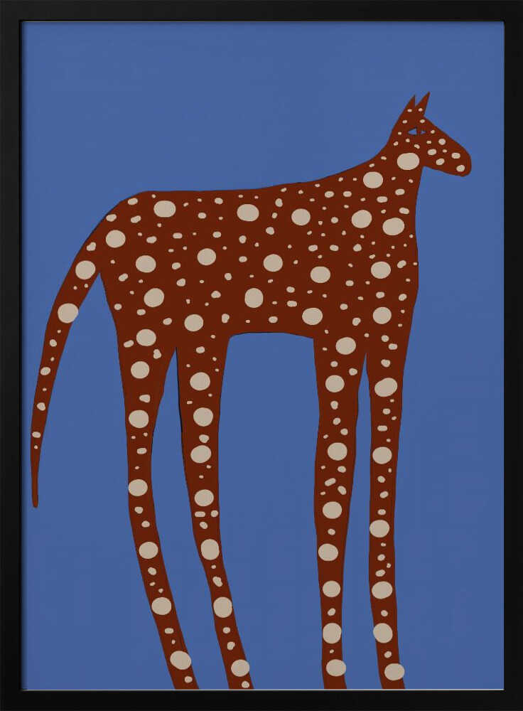 Spotted Long Legged Horse