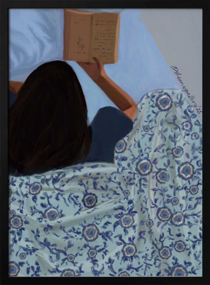 Cozy Reading In Bed