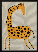 Whimsical Safari Giraffe Art Print UK — Abstract Vibrant Wall Art — Nursery — Wall It All Prints