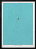 Floating Woman Blue Water