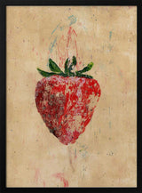 Rustic Painted Strawberry