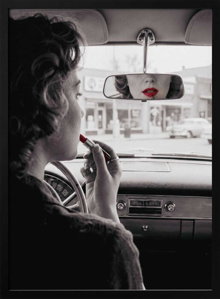 Vintage Lipstick Reflection