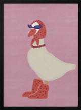 Chic Goose Fashion Art Print UK — Animal Minimal Wall Art — Living Room — Wall It All Prints
