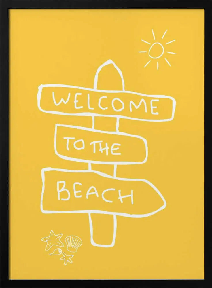 Welcome Beach Sign
