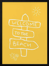 Welcome Beach Sign