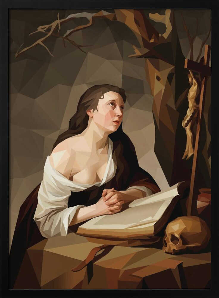 Woman in Contemplation Low Profile